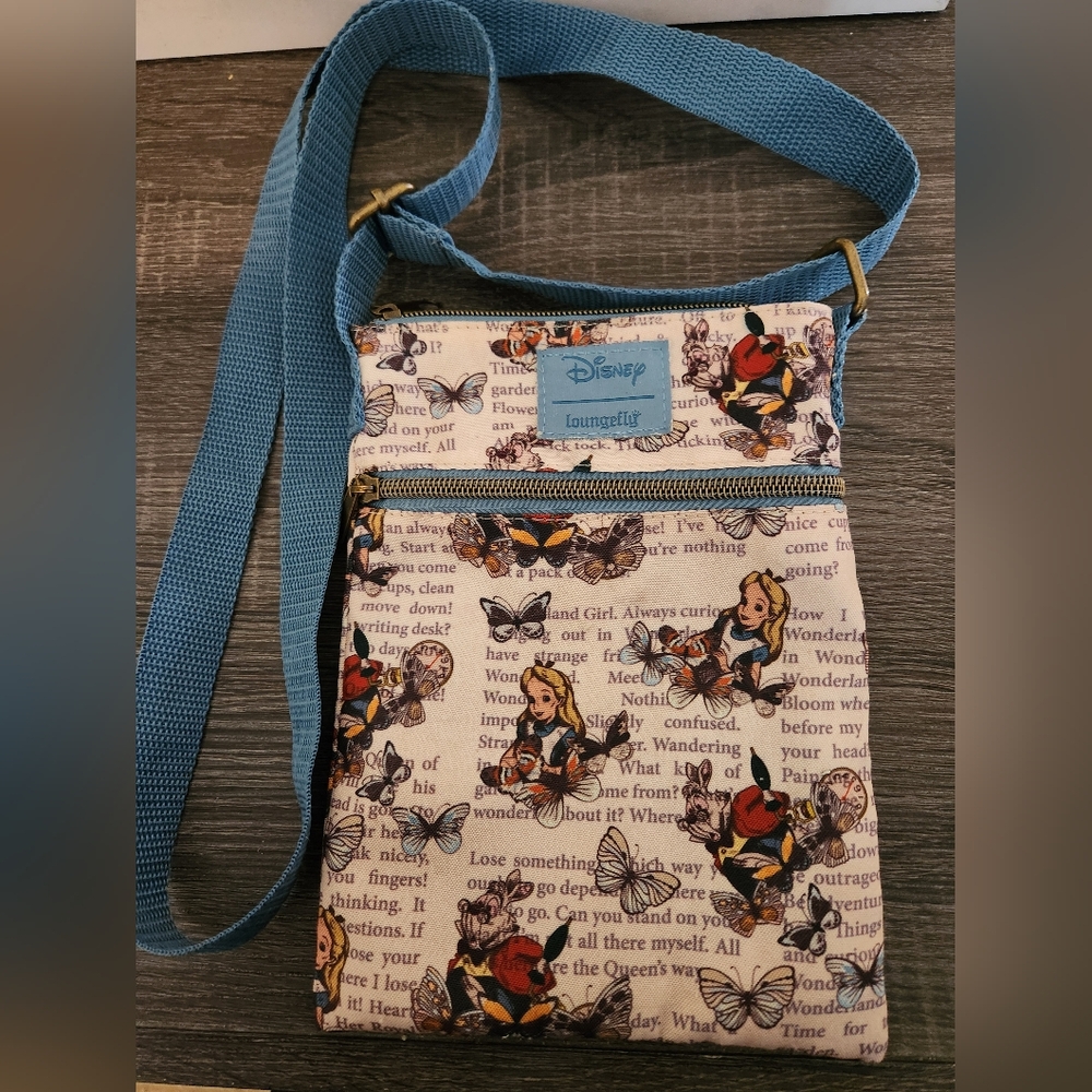Disney Loungefly Alice in Wonderland Crossbody Bag From Hot Topic